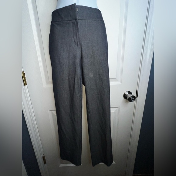 Loft Women’s Size 4 Blue Dot Marisa Trouser Dress Pants Flat Straight Leg S - Picture 10 of 14